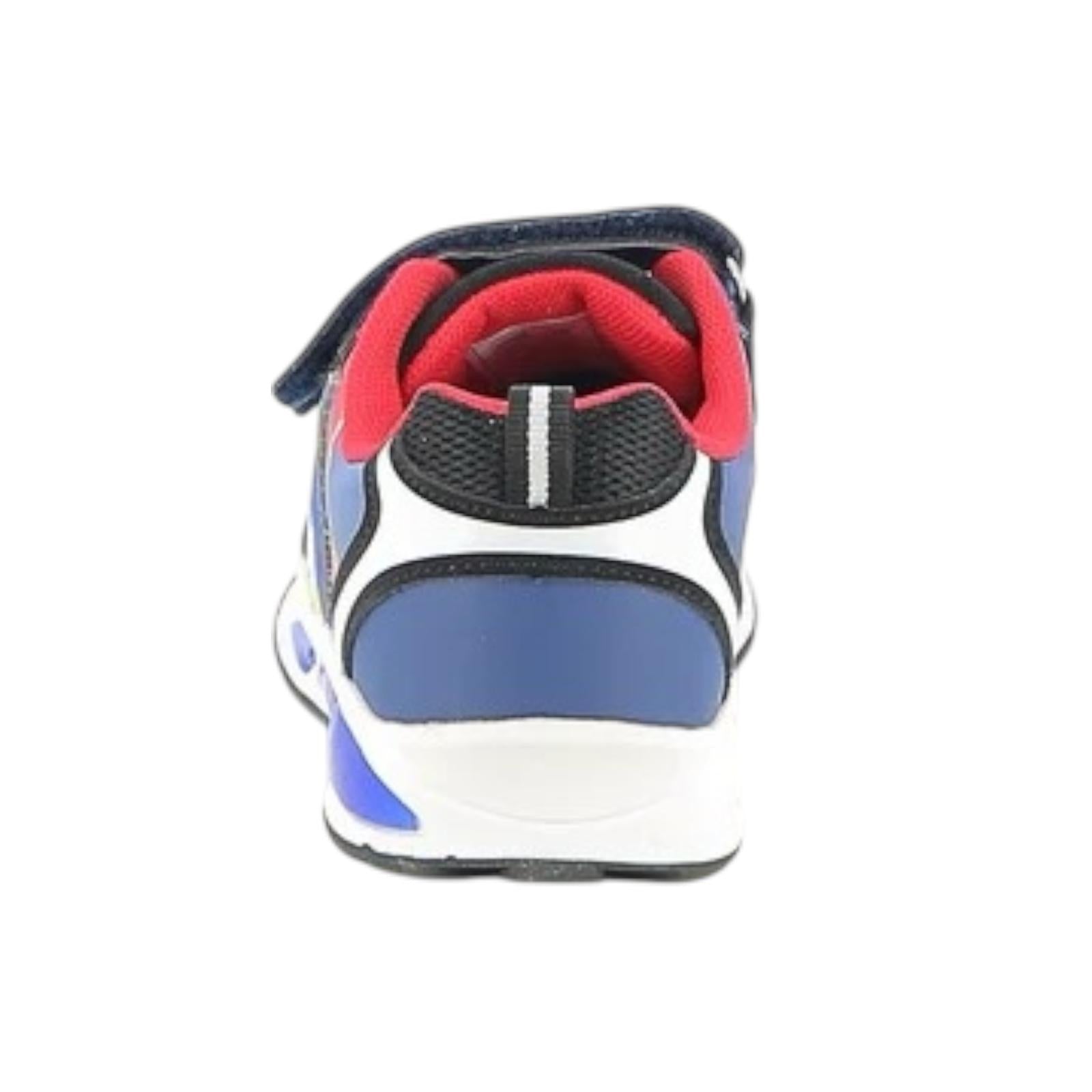 Sneakers blu da bambino con luci e strappi Sonic