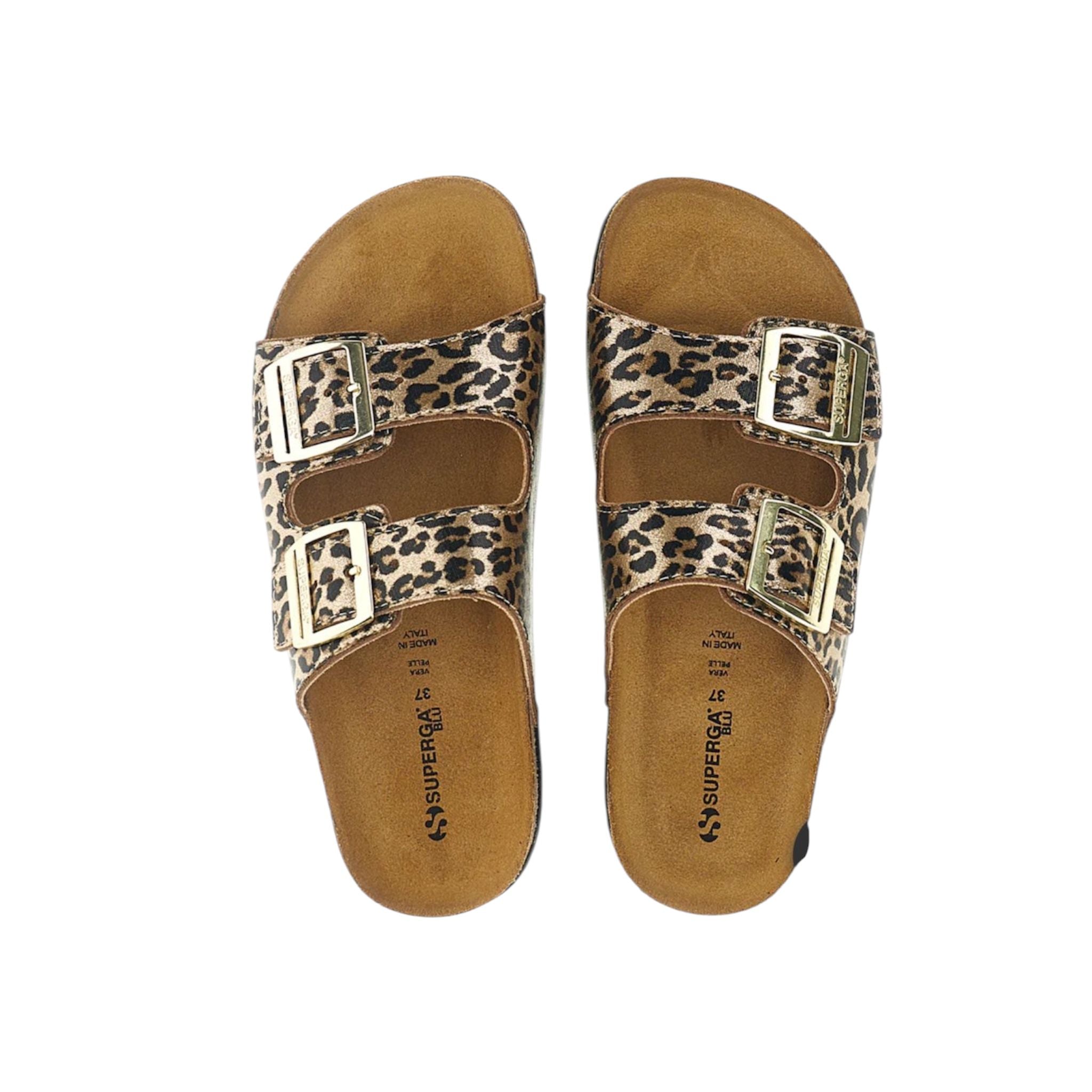 Ciabatta leopardata da bambino Superga