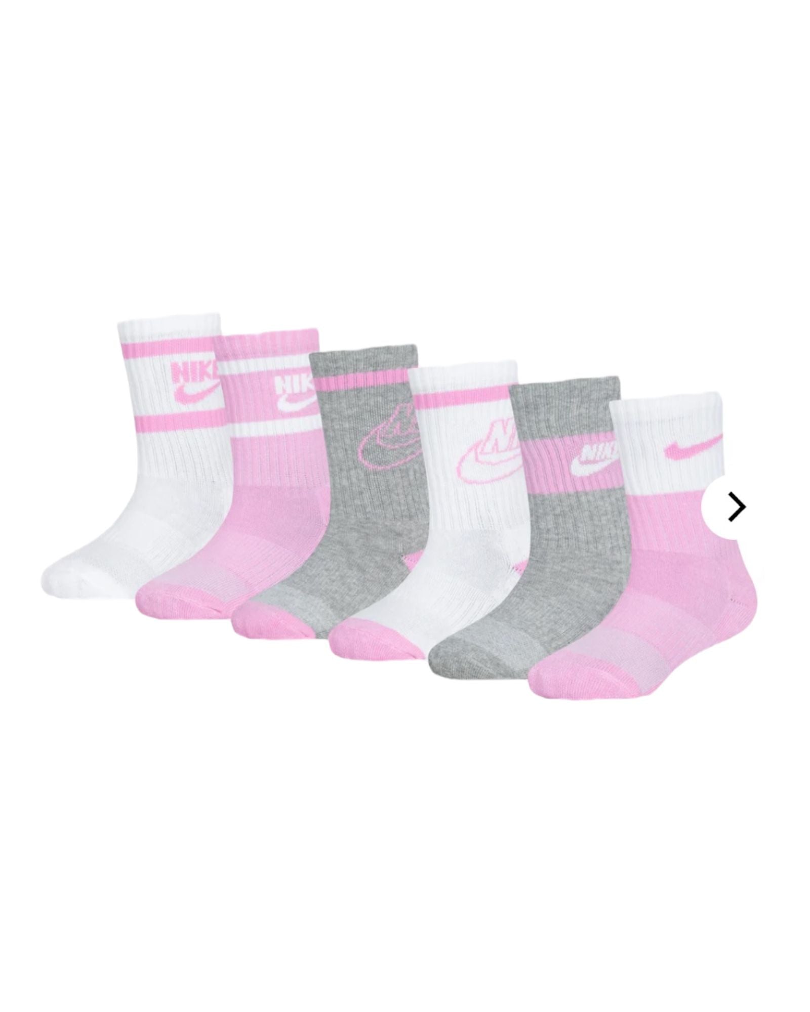 NIKE 6PK CREW SOCK