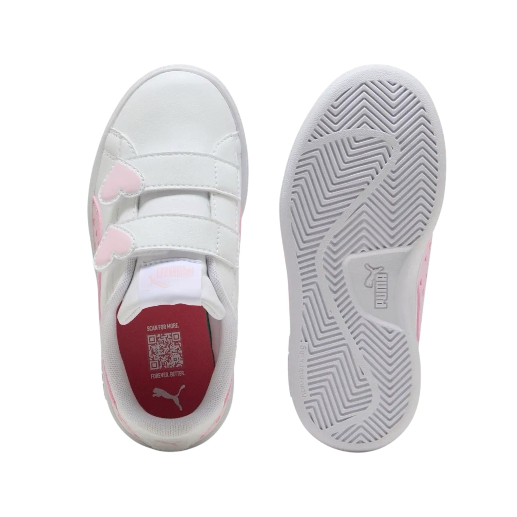 Puma smash 3.0 heart bambina