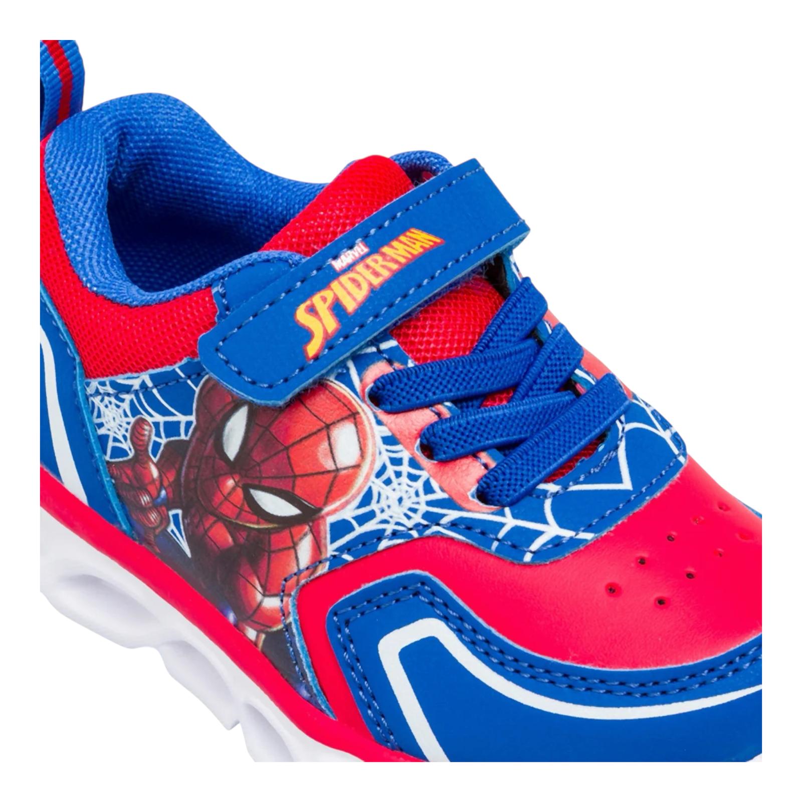 Sneakers Spiderman blu e rosse da Bambino con luci
