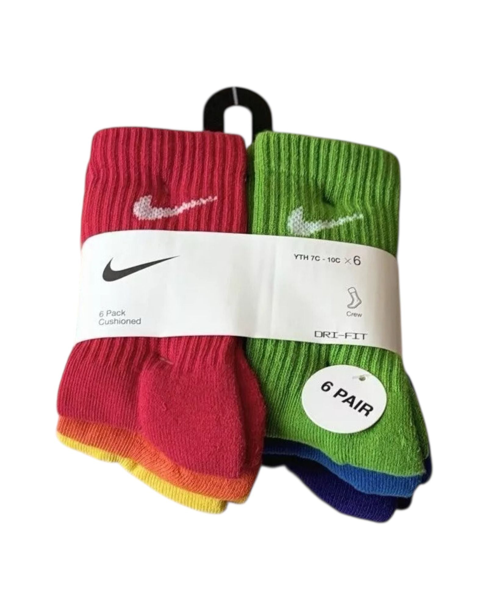 NIKE 6PK CREW SOCK