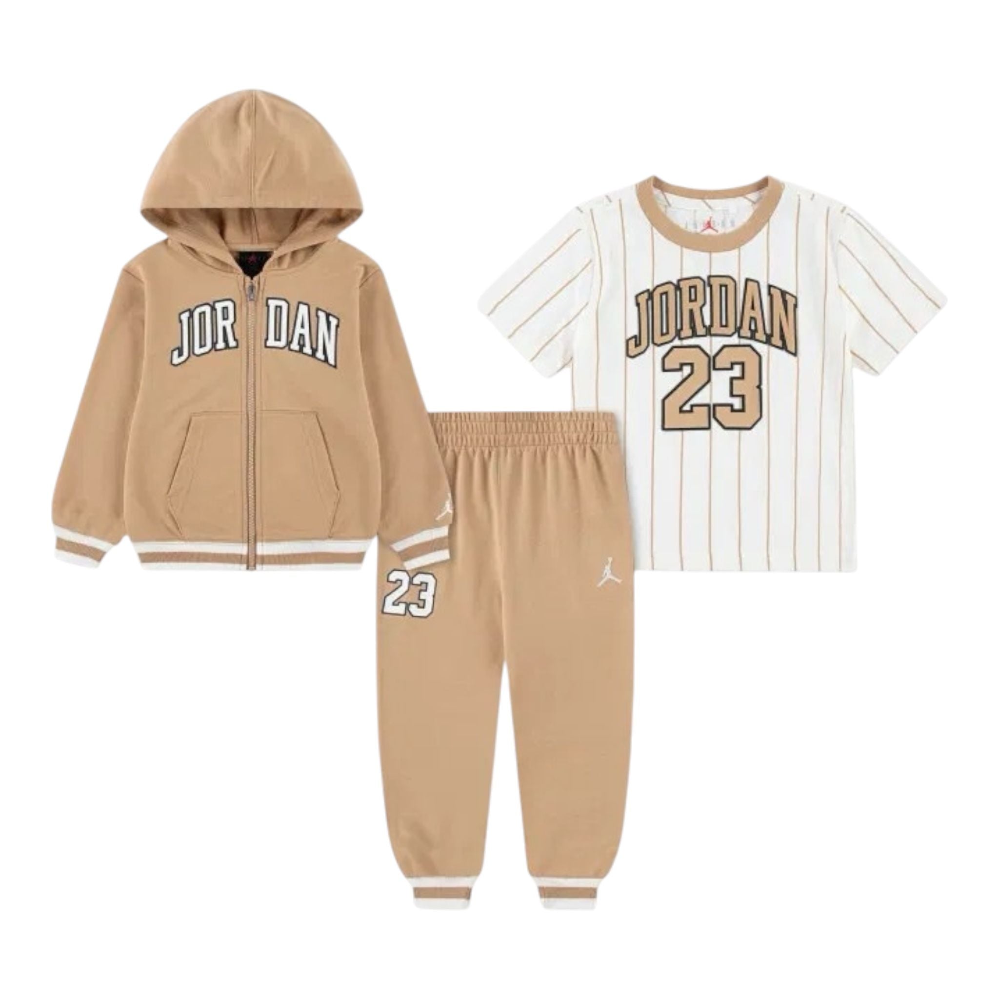 JORDAN Completo composto da felpa, pantalone e t-shirt