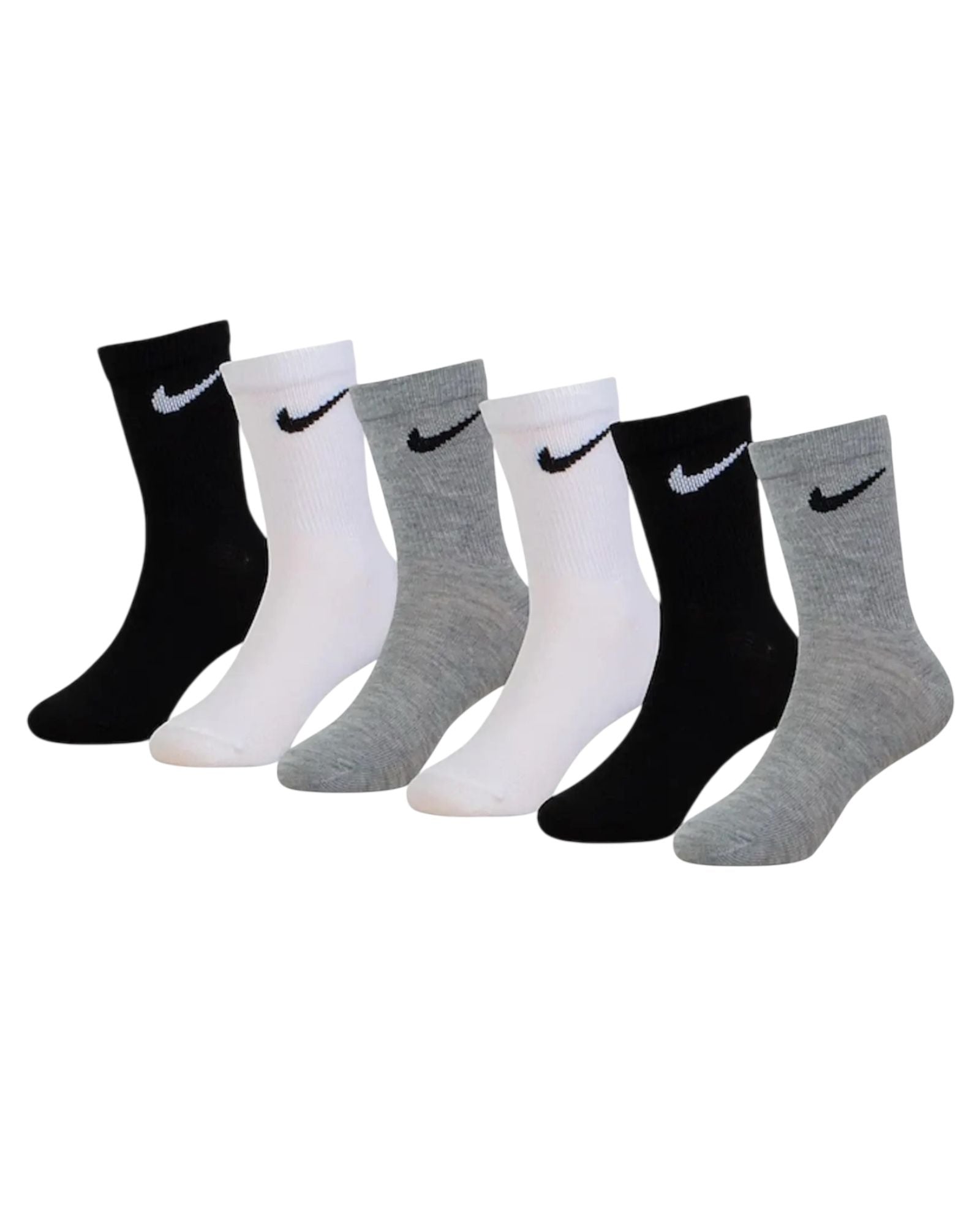 NIKE 6PK CREW SOCK