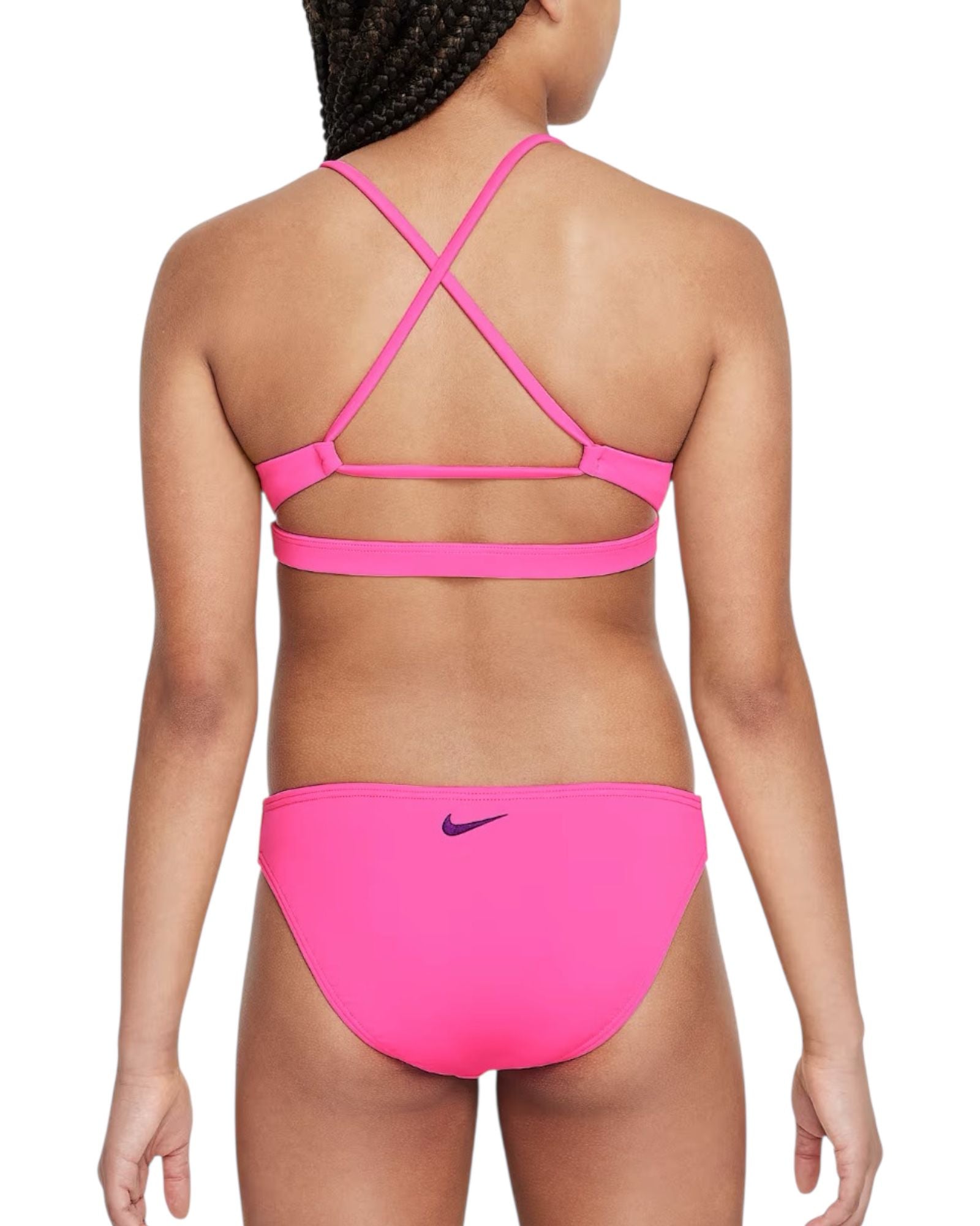 Big Kids' (Girls') Lace-Up Bikini Set