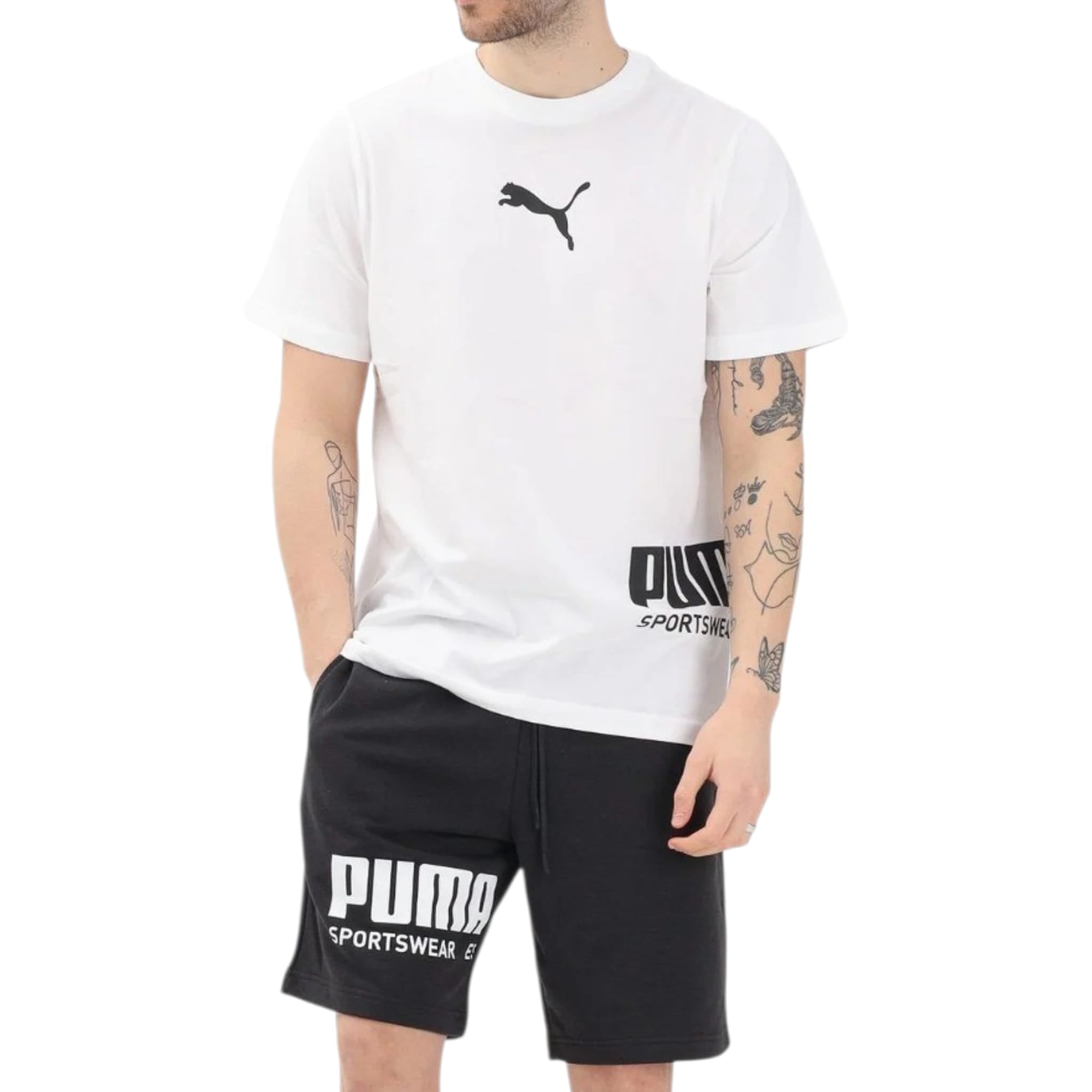 PUMA T SHIRT E SHORT 694673 02