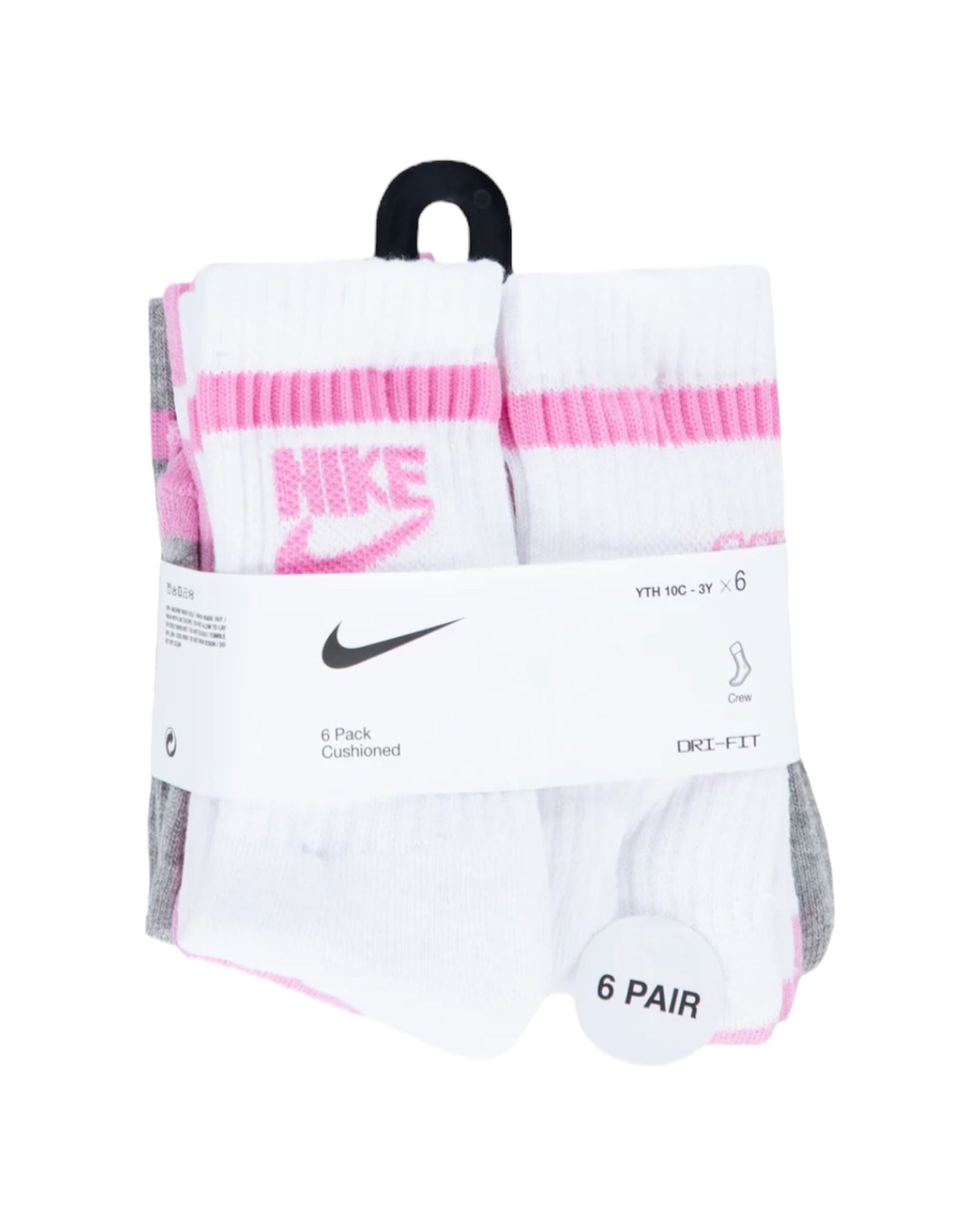 NIKE 6PK CREW SOCK