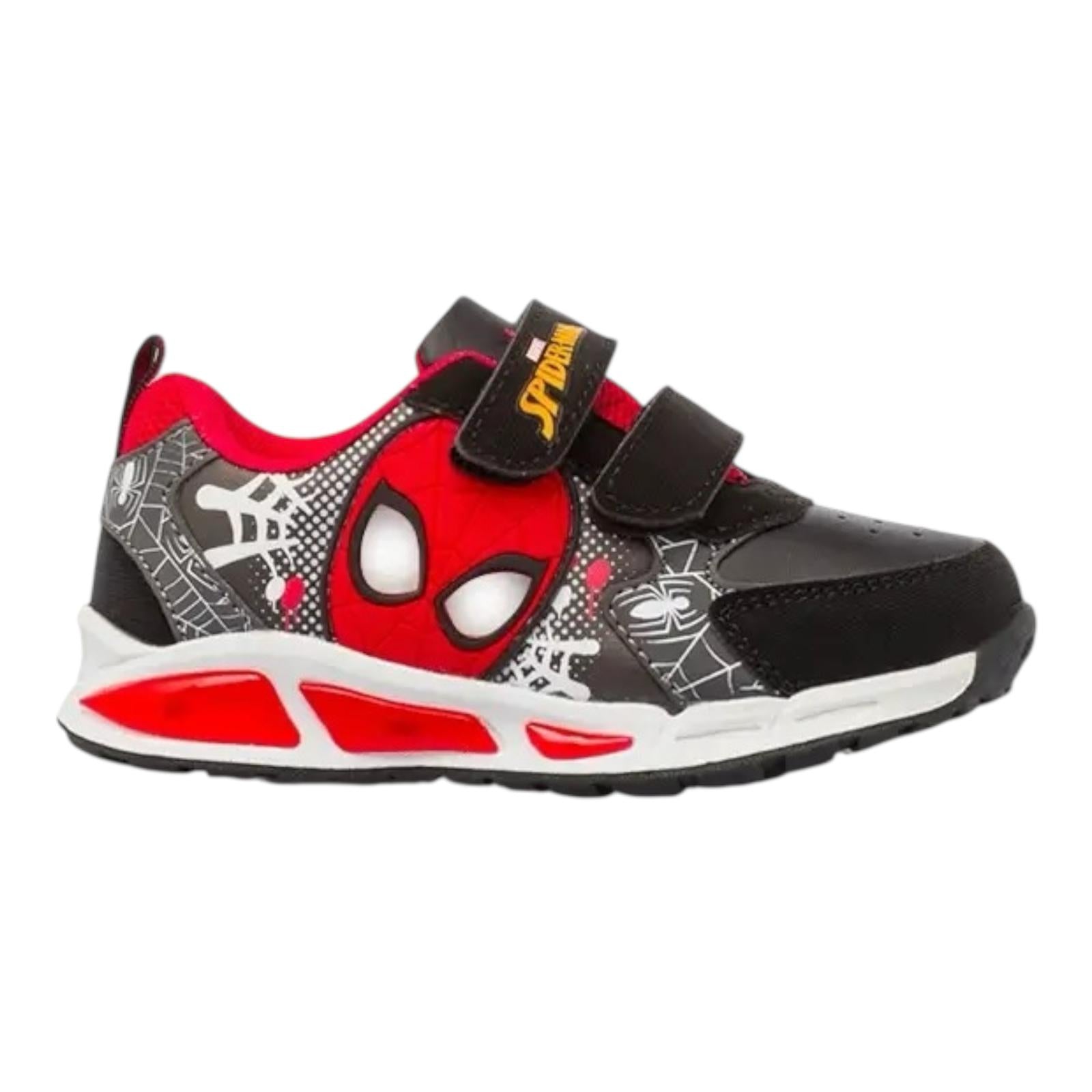 Scarpa Strappo e Luci Bambino Spiderman